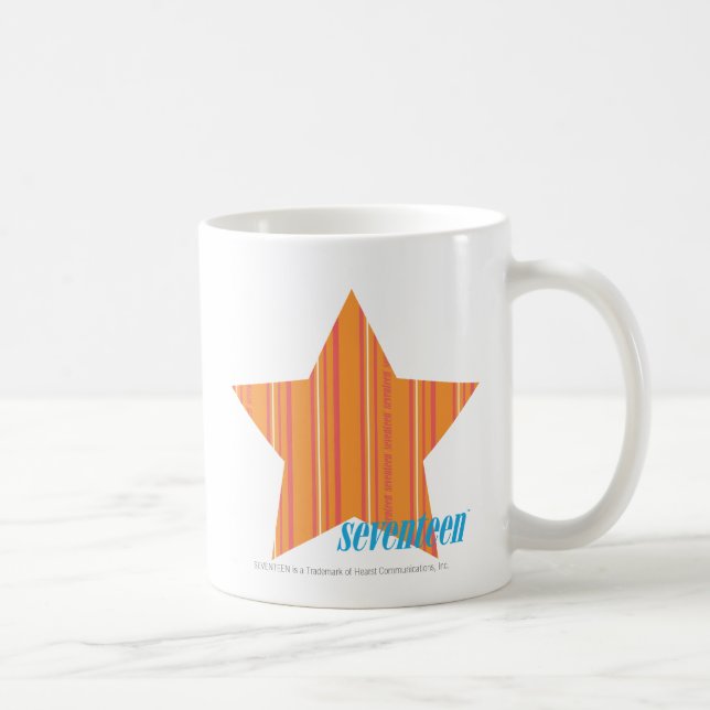 Thin Stripes Orange 4 Coffee Mug (Right)
