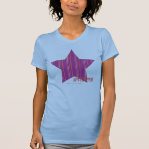 Thin Stripes Purple 3 T-Shirt