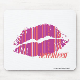 Thin Stripes Purple Mouse Pad