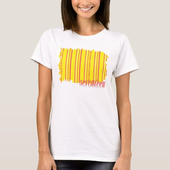 Thin Stripes Yellow 2 T-Shirt (Front)