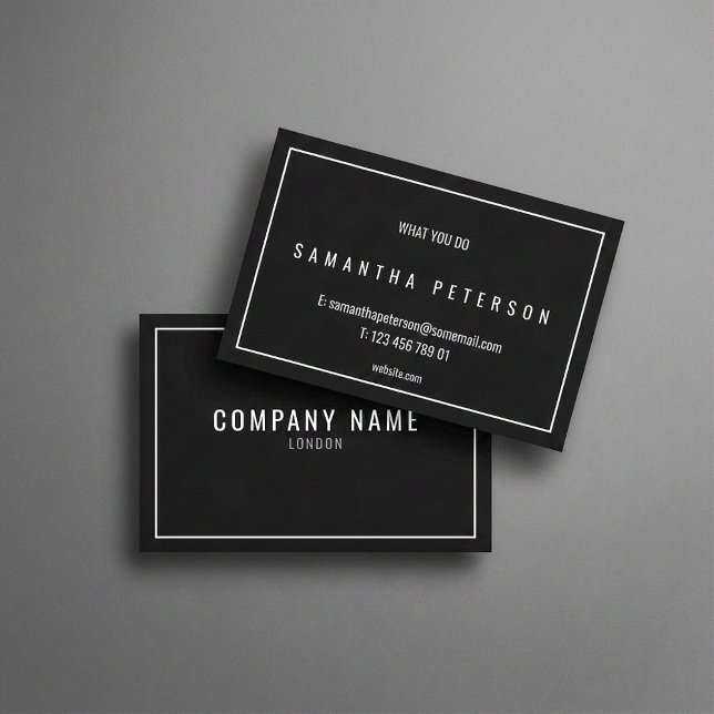 Thin white border business card (Thin white border business card.)