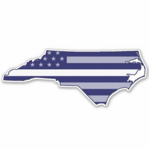 Thin White Line Flag North Carolina