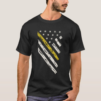 Thin Yellow Gold Line Emergency Dispatchers T For  T-Shirt