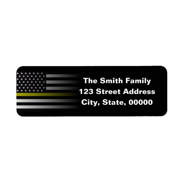 Thin Yellow Line Dispatcher Flag (Front)