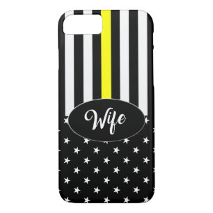 Thin Yellow Line Dispatcher Wife Case-Mate iPhone Case