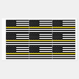 Thin Yellow Line Dispatchers Flag