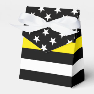 Thin Yellow Line Dispatchers Flag Favor Box