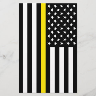 Thin Yellow Line Dispatchers Flag Flyer