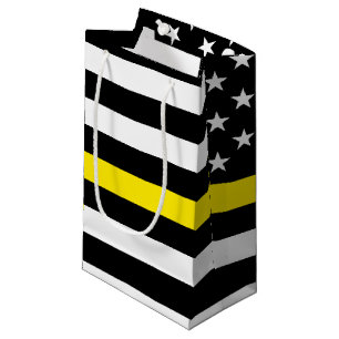 Thin Yellow Line Dispatchers Flag Small Gift Bag