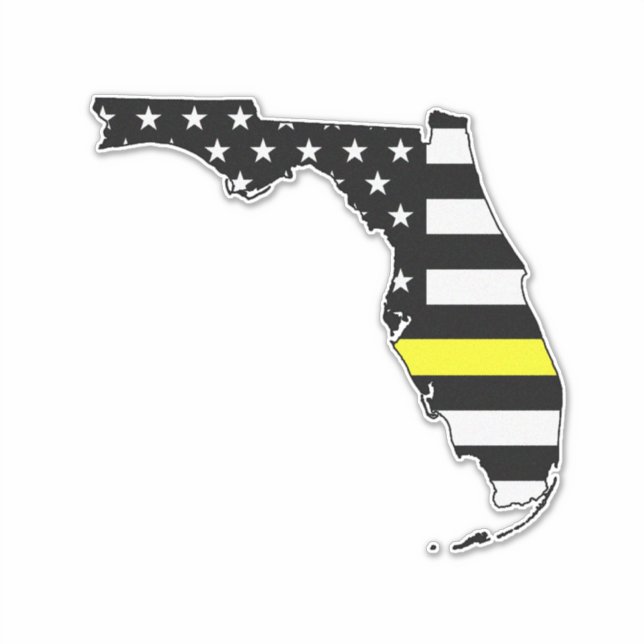 Thin Yellow Line Flag Florida (Front)