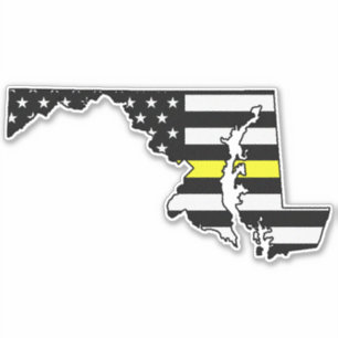 Thin Yellow Line Flag Maryland