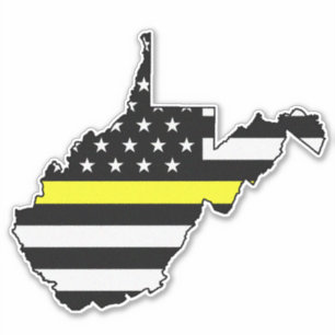 Thin Yellow Line Flag West Virginia