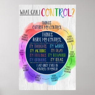 Thing I Can Control Poster, Counsellor Wall Art