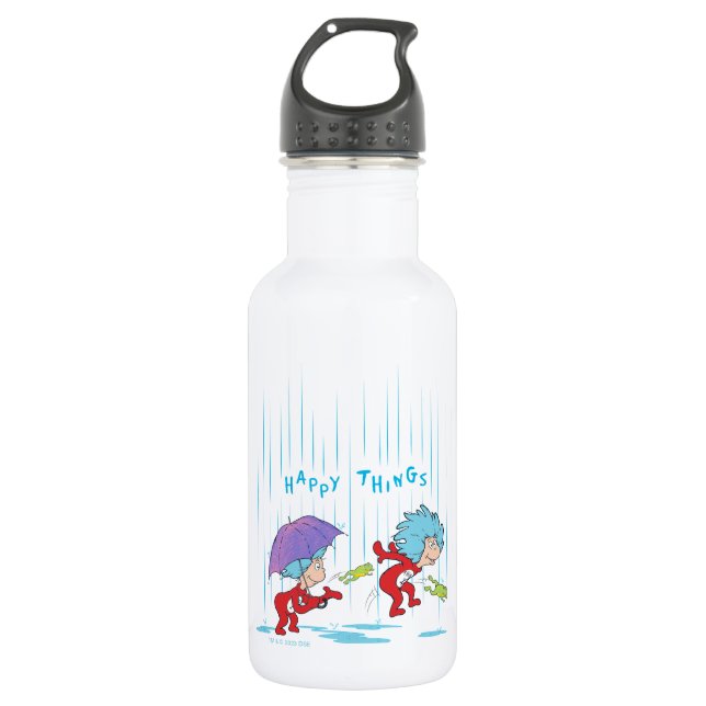 Thing One Thing Two Happy Things 532 Ml Water Bottle (Front)