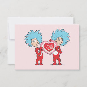 Thing One Thing Two I Love You Card