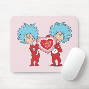 Thing One Thing Two I Love You Mouse Pad