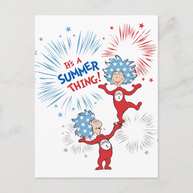 Thing One Thing Two It's A Summer Thing Postcard (Front)