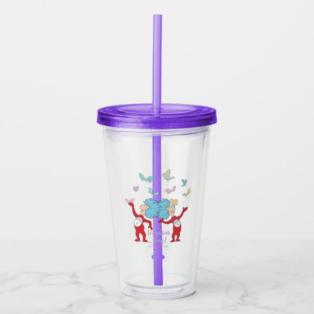 Thing One Thing Two It's The Little Things! Acrylic Tumbler (Front)
