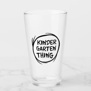 Thing One Thing Two - Kindergarten Thing Glass