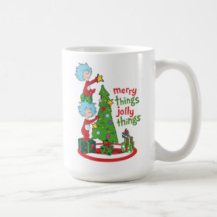 Thing One Thing Two Merry Things Jolly Things Coffee Mug