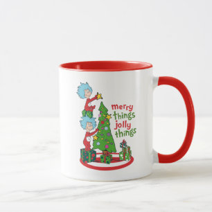 Thing One Thing Two Merry Things Jolly Things Mug