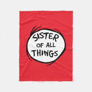 Thing One Thing Two - Sister of all Things Fleece Blanket