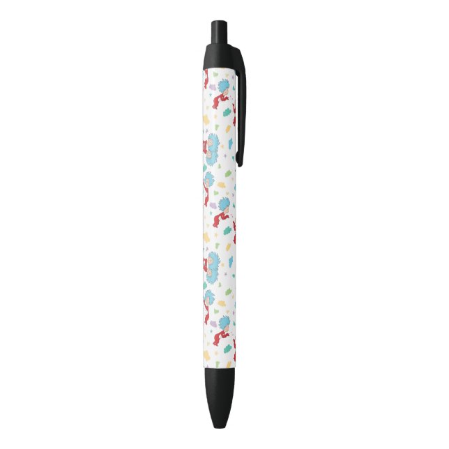Thing One Thing Two Sweet Things Pattern Black Ink Pen (Bottom (Vertical))