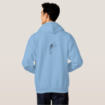 Things A Hug Says - Black Art Hoodie - Reena Doss