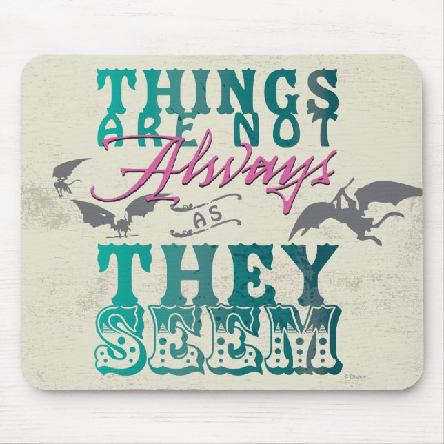 Things Are Not Always as They Seem Mouse Pad (Front)