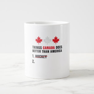 Things Canada Does Better Than America 1 Hockey 2 Large Coffee Mug