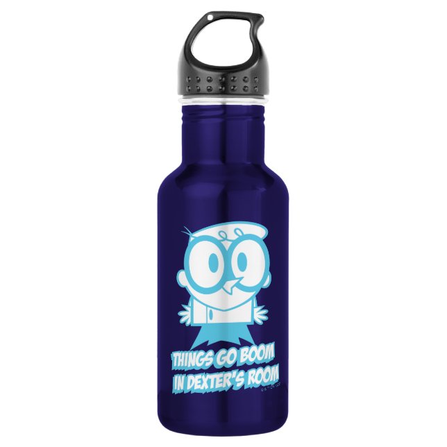 Things Go Boom In Dexter's Room 532 Ml Water Bottle (Front)