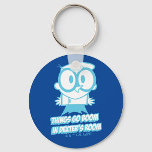 Things Go Boom In Dexter's Room Keychain