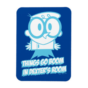 Things Go Boom In Dexter's Room Magnet