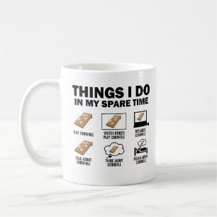 Things I Do In My Spare Time Cornhole Funny Coffee Mug