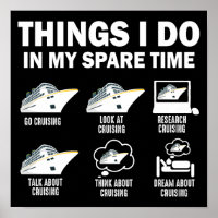 Things I Do In My Spare Time Cruise Funny Cruising