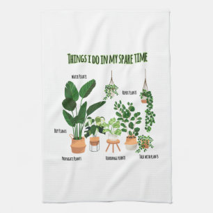 Things I Do In My Spare Time - Gardener, Gardening Kitchen Towel
