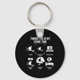 Things I Do In My Spare Time  Keychain
