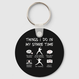 Things I Do In My Spare Time Sell Lover Sport Men Keychain