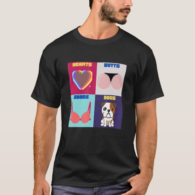 Things I Love Pop Art T-Shirt (Front)