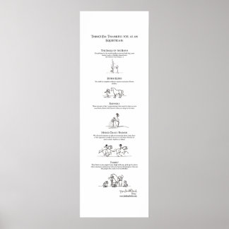 Things I'm Thankful for as an Equestrian Poster
