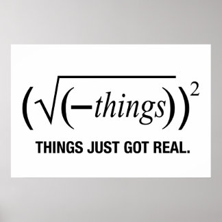things just got real poster