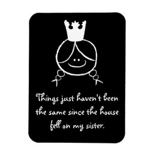 Things just haven't been the same... vinyl magnet