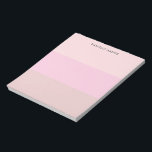 Things To Do List Blush Pastel Pale Pink Notepad<br><div class="desc">Things to do notepad for staying on top of daily tasks. Three colour block shades of blush,  pastel,  and pale pink.</div>