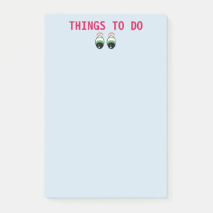 Things To Do Post-it Notes