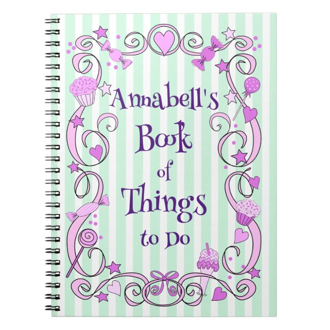 Things to do Spiral Notebook (Front)