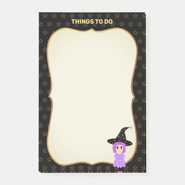 Things To Do & Star Pattern Post-it Notes (Front)