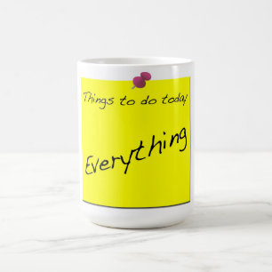 Things To Do Today Admin Mug