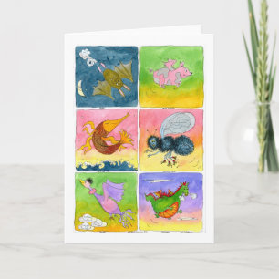 Things Wich Fly:  General Greetings. Card