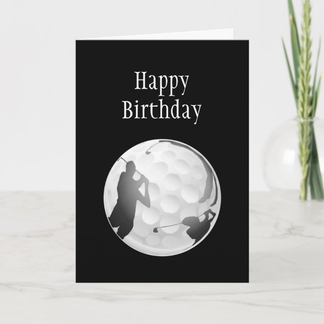 Things you love General Golf Birthday Card (Front)