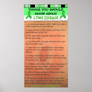 Things You Should Know about Lyme Disease Poster